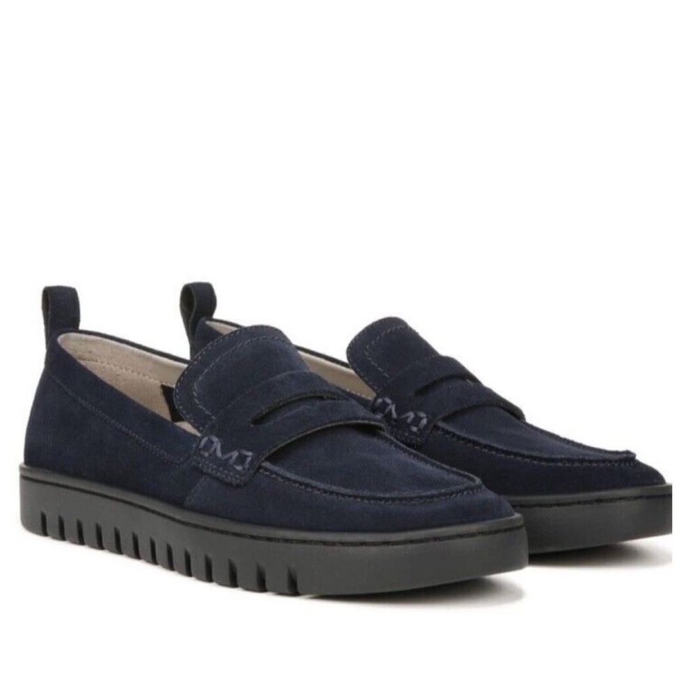 VIONIC Uptown Loafer Navy Suede size 10